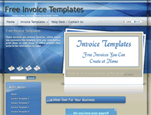 Tablet Screenshot of invoice-templates.com