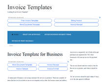 Tablet Screenshot of invoice-templates.co.uk